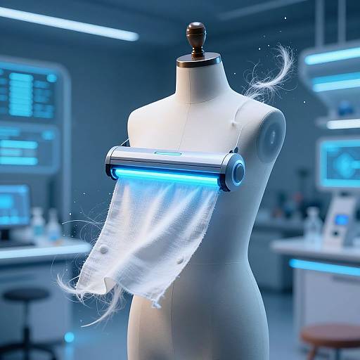 Futuristic Cloth Removing Device Concept