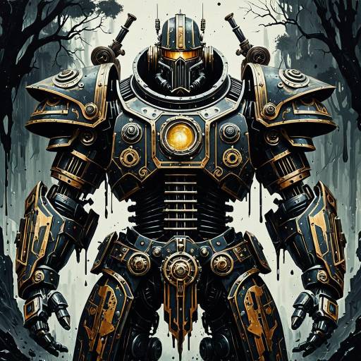 Baroque Futurism Mech Warrior