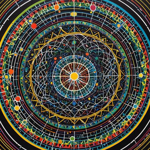 Abstract AI Consciousness Mandala