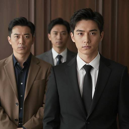 Mysterious Gathering of Three Men