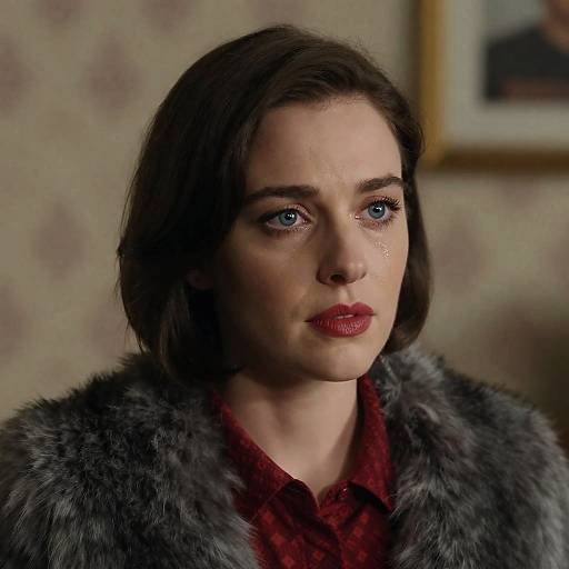 Focused Portrait of Stylish Woman