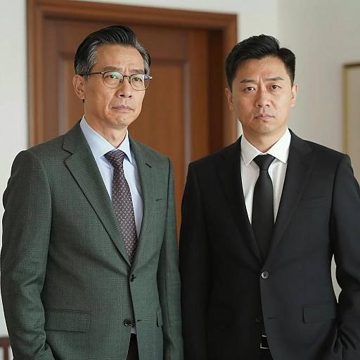 Stylish Indoor Portrait of Two Men