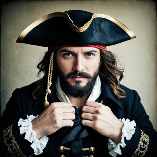 Regal Pirate Captain in Finely Tailored Attire