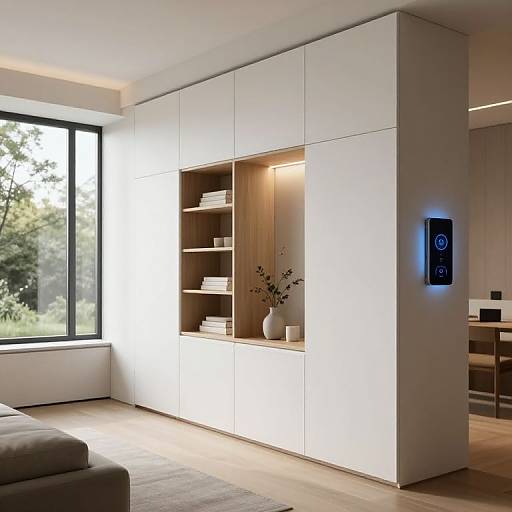 Smart AI Apartment with Automated Storage