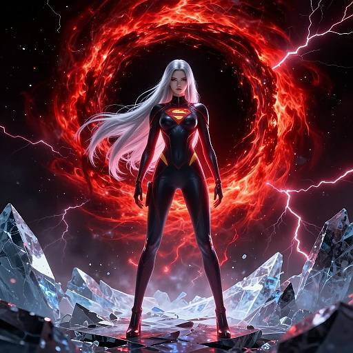 Ultra-Realistic Female Super Saiyan