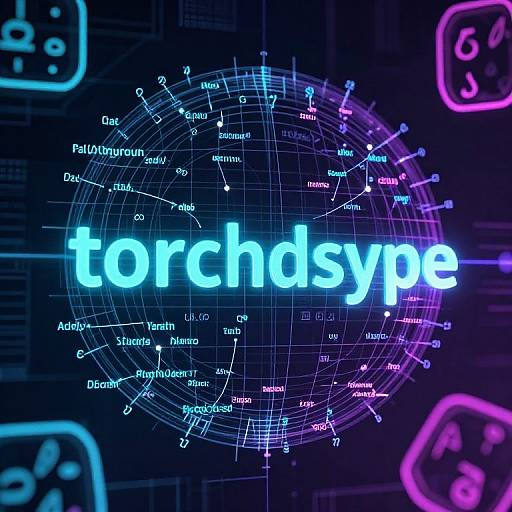 Digital graphic of a neon blue 