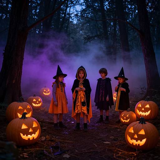 Twilight Halloween Festival Scene