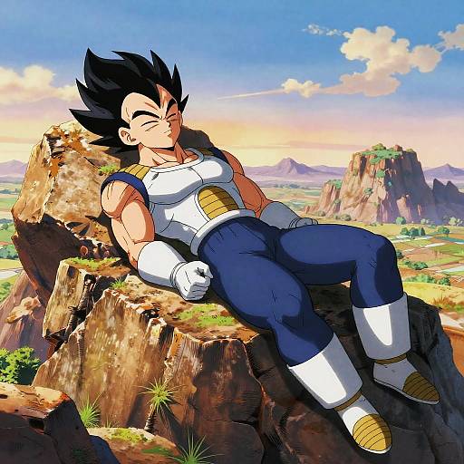 Vegeta Resting at Dawn Ledge