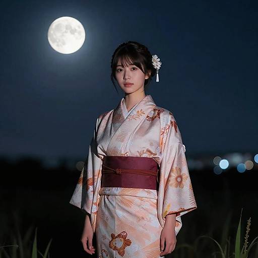 Stunning Full Body Portrait in Tokyo Night