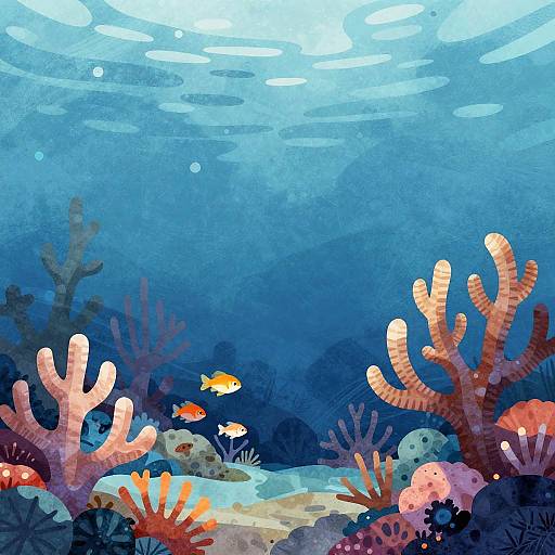 Underwater Ketamine Abstract Art