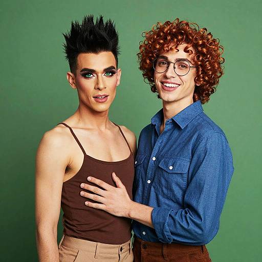 Sharp-Featured Trans Man and Friendly Gentleman