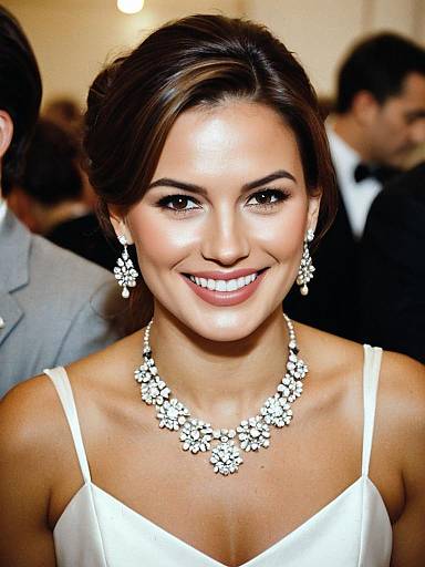 Elegant Wedding Guest in Formal Attire