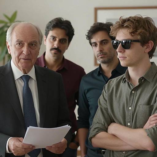 Group Photo of Diverse Men in Suits