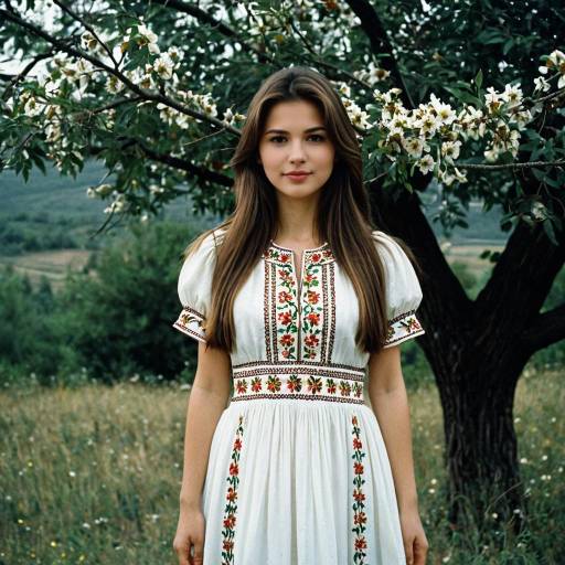 Beautiful Macedonian Girl in Nature