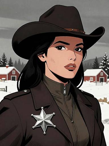 Winter Cowboy Woman Graphic Novel