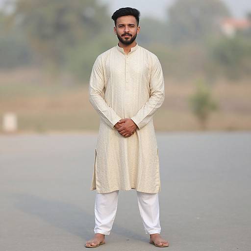 Male in Traditional Gharara Outfit