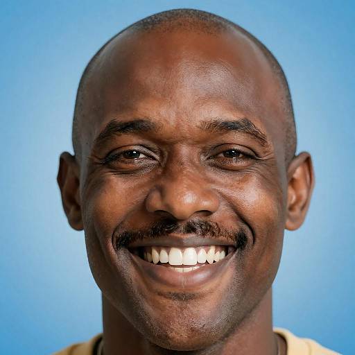 Smiling African American Man Portrait