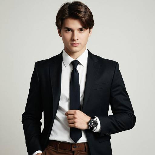 Young man in formal suit and tie
