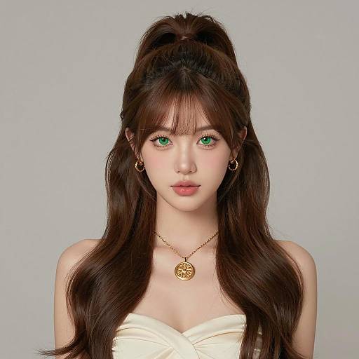 Elegant Portrait of a Young Woman