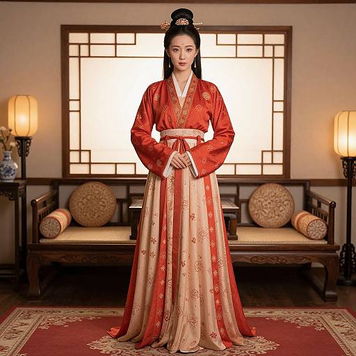 Mulan in Traditional Chinese Dress