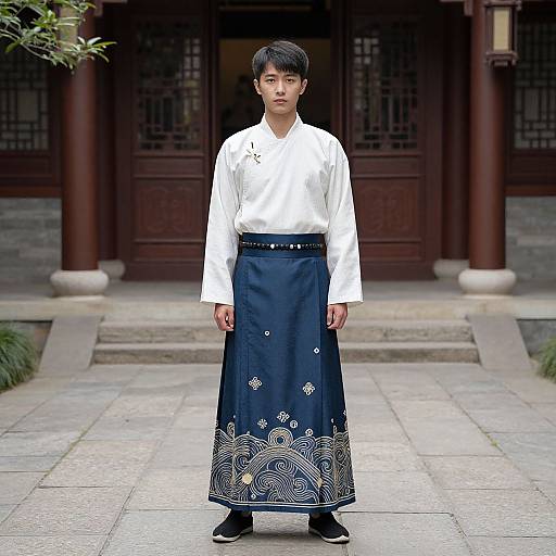 Man in Traditional Chinese Costume