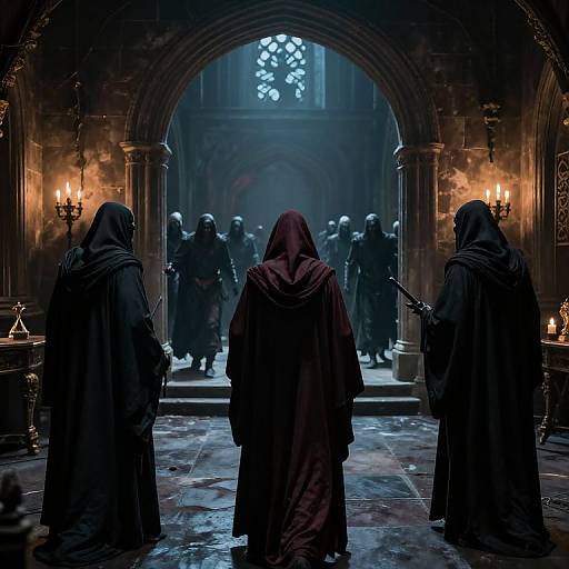 Necromancers Summoning Hellish Army