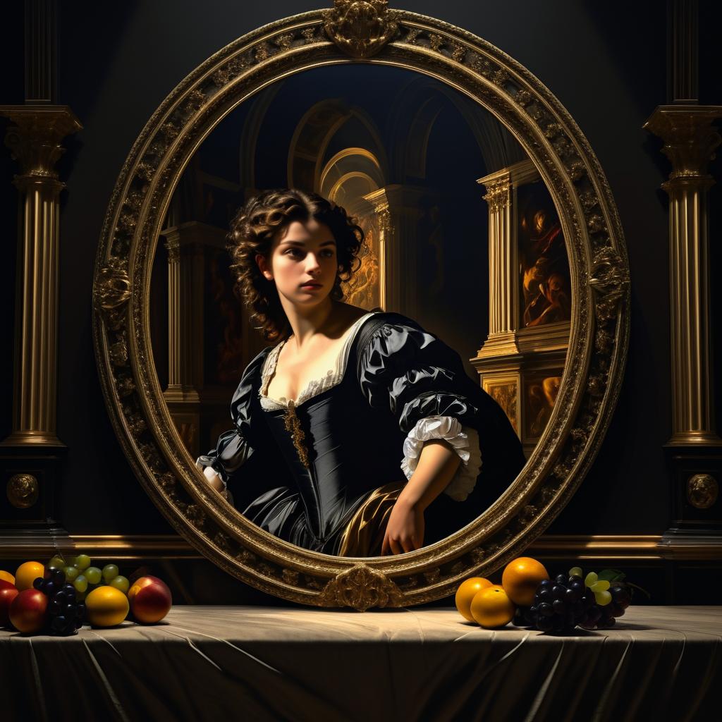 Dramatic Baroque Masterpiece Inspired by Caravaggio