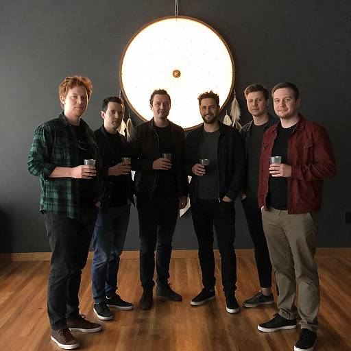 Gathering of Friends in Dreamy Setting