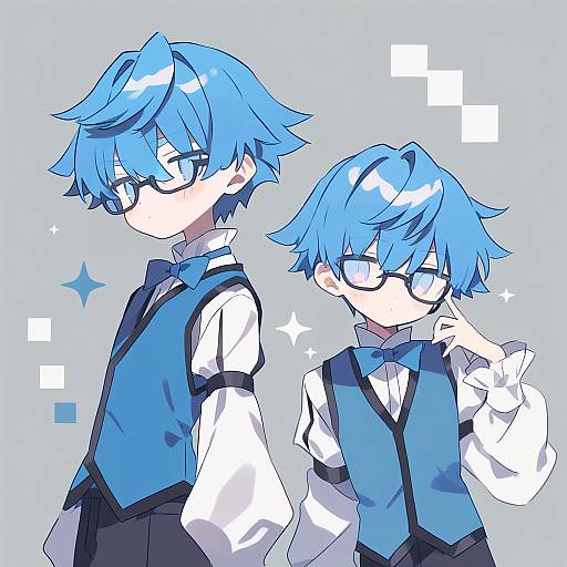 Illustration of Hans christian andersen (fate), fate (series) in the style of Daizu (melon-lemon)