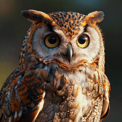 Cybernetic Owl Sage in Vitagraph Style