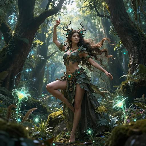Mythical Forest Guardian Woman