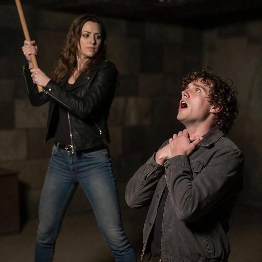 Intense Encounter in Stone Cellar