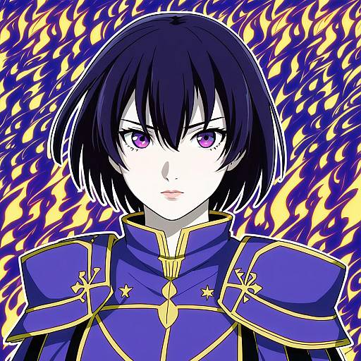 Illustration of Morgan (female) (fire emblem), fire emblem in the style of Colo (nagrolaz)