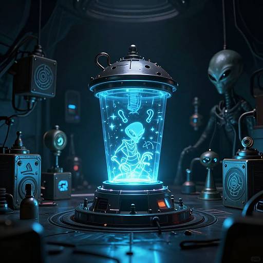 Ben 10 in Futuristic Underground Lab