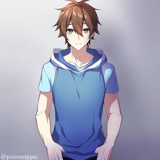 Illustration of Amamiya hibiya, kagerou project in the style of Puuzaki puuna