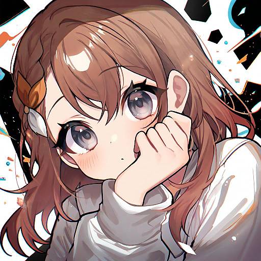 Illustration of Hanasato minori, project sekai in the style of Osiimi