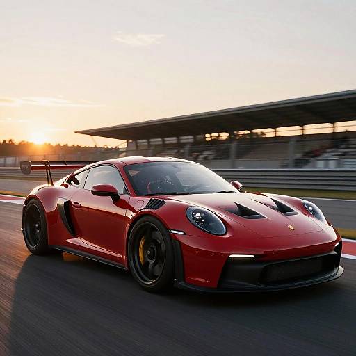 GT1RS Racing Car at Sunset