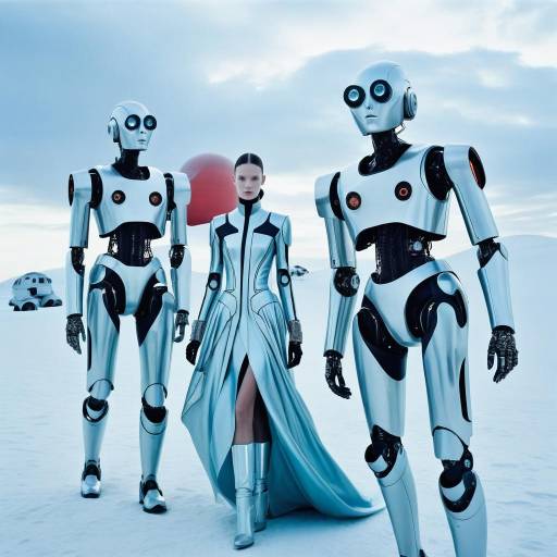 Futuristic Robot in Tim Walker Style Futuristic Robot in Tim Walker Style