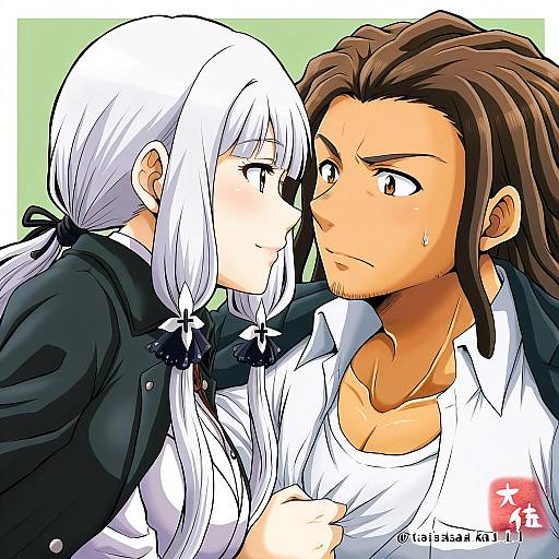 Illustration of Hagakure yasuhiro, danganronpa (series) in the style of Taisa (kari)