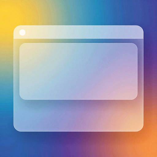 Modern Glassmorphism Dashboard UI