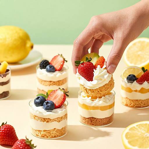 Fruit Mini World Dessert Scene