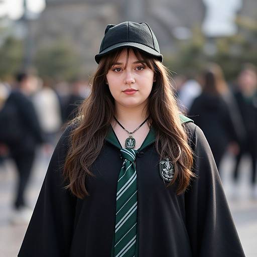 Plus Size Slytherin Girl Costume