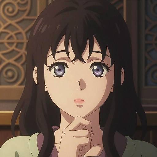 Anime Inspired Portrait with Emotional Depth