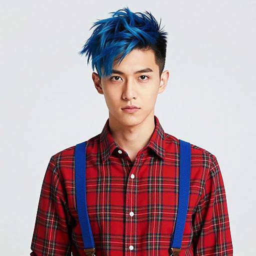 Bold Portrait of a Stylish Young Man