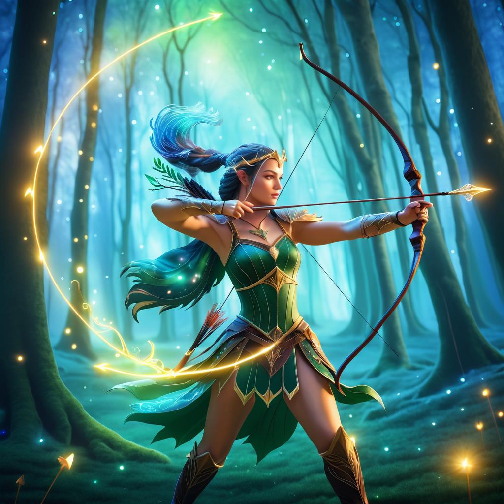 Noble Centaur Archer in Enchanted Forest