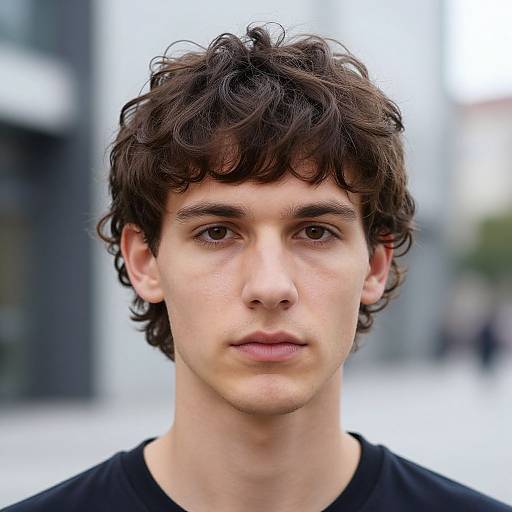 Stylish European Man in Urban Setting