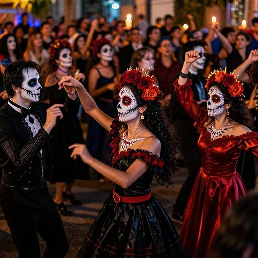 Tim Burton Style Day of the Dead Dance