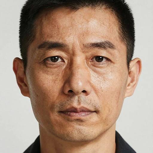 Realistic 40-Year-Old Man Portrait