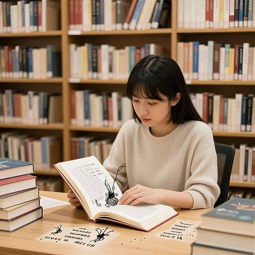 Silent Librarian and Living Ink