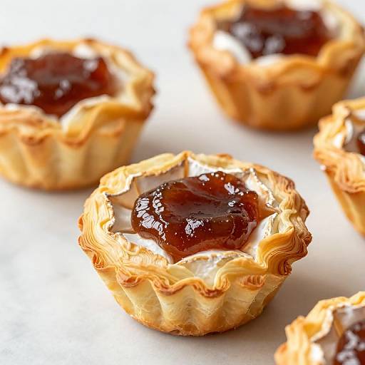 Camembert Marmalade Phyllo Cups Recipe